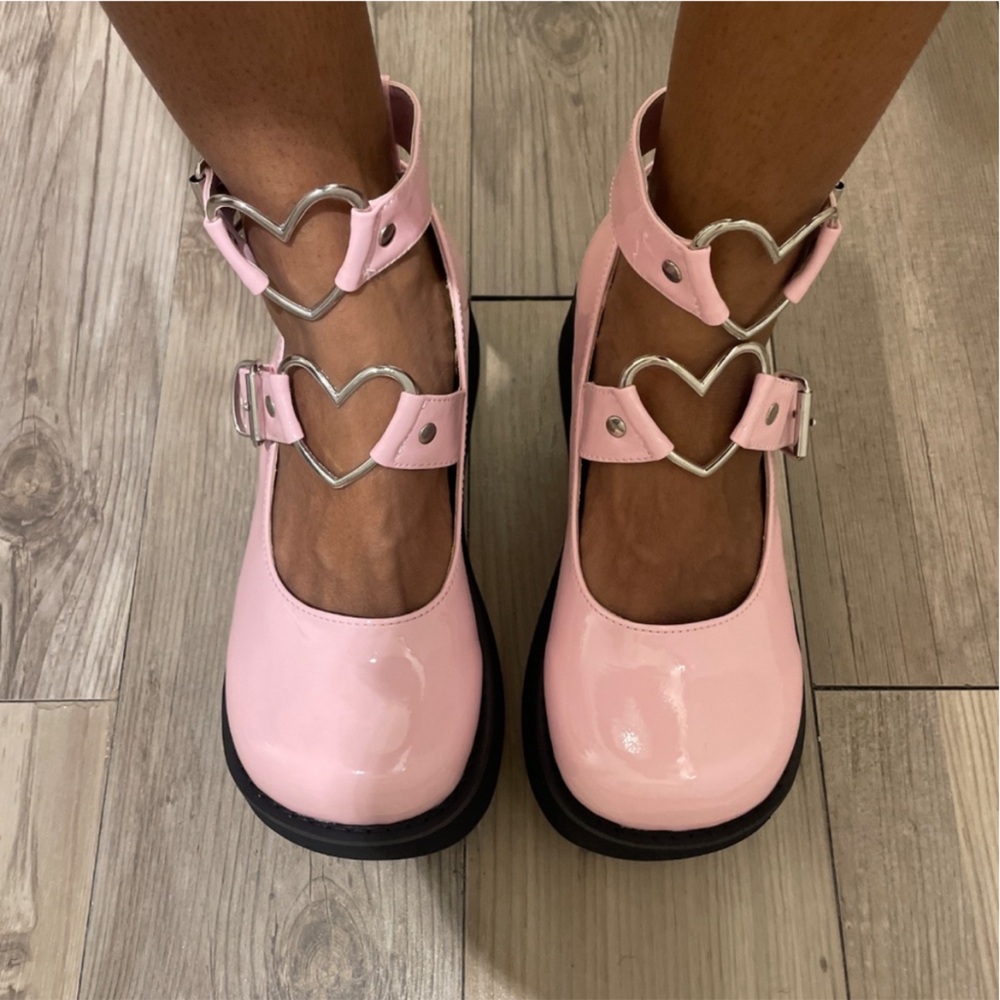 Brand new pink patent cry baby Mary Janes Sz 8
